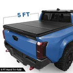 5FT Frp Hard Tri-fold Truck Bed Tonneau Cover For 2005-2015 Toyota Tacoma. Fixed Price $395.99.