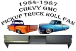 1954-1987 Chevrolet Full Size Truck Stepside Bed Steel Roll Pan With License Box. Fixed Price $161.74.