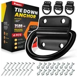 Pamazy 4PCS Heavy Duty Steel Rings Tie Down Anchors Ultra Durable 3500 Poun.... Fixed Price $22.49.