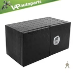 36"X18"X18" Aluminum Storage Tool Box 2X Chain + Dovetail Lock For Truck Rv. Fixed Price $197.85.