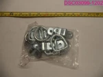 8 Pack- Le Kapmoz Heavy Duty Rings Tie Down Anchor Hooks 1/4". Fixed Price $17.89.