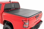 Hard Tri-fold Flip Up Bed Cover 5' Utility Track For Nissan Frontier 22-24. Fixed Price $849.95.