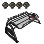 Black Horse Atlas Roll Bar Bed Rack W/7"LED Fits 2001-2026 Gmc Sierra 1500. Fixed Price $1325.91.