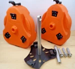 Daystar Can Cams Set Of 2 Jeep Storage Trail Box Complete Kit Orange. Fixed Price $54.00.