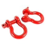 Rugged Ridge 11235.13 13500 Lbs 7/8" Red D-rings. Fixed Price $53.99.