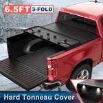 6.5FT 3-FOLD Hard Truck Bed Tonneau Cover For 2019-2026 Silverado Sierra 1500. Fixed Price $369.79.
