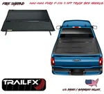 2021-2026 Ford F-150 Hard Tri-folding Aluminum Tonneau Cover Matte Blk W/carpet. Fixed Price $1352.45.