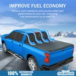 6.5FT Soft 4-FOLD For Chevy Silverado Gmc Sierra 2007-13 Tonneau Cover Truck Bed. Fixed Price $170.97.