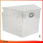 Aluminum Storage Tool Box 29"X 17"X18" W/1X Chain Fits Truck Garage Home Office. Fixed Price $157.49.
