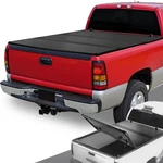 For 2007-2014 Silverado Sierra 1500 2500HD 6.5FT Bed Hard Tri-fold Tonneau Cover. Fixed Price $401.88.