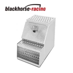 Aluminum Side Storage Saddle Step Tool Box For Semi Truck 18" 28"X25" Lockable. Fixed Price $328.96.