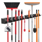 Nacena Broom Holder Wall Mount, 2 Packs Black Hanging Garden Tool Utili.... Fixed Price $12.73.
