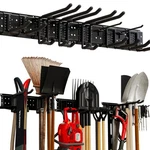 Nattydot Garage Tool Organizer Wall Mount 49.5INCH With Hooks Ski Rack For .... Fixed Price $45.57.