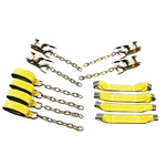 Ba Products 8-POINT Vehicle Tie-down System 14FT 2" Ratchet Straps W/ Chain. Fixed Price $198.00.