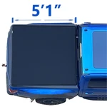 5'1" Soft Roll Up Tonneau Cover For 2006-2008 Isuzu I-350 I-370 Truck Bed. Fixed Price $189.99.