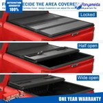 6.6'/78.8" For 2014-2025 Silverado Sierra Tonneau Cover Hard Tri-fold Truck Bed. Fixed Price $389.99.