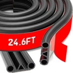 Tonneau Cover Seal Truck Topper Camper Shell Rubber Weather Strip 24.6FT. Fixed Price $35.34.