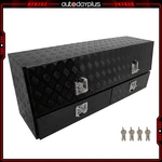60" 13.5" 21" Black Aluminum Truck Bed Underbody Tool Box Trailer Trunk Storage. Fixed Price $657.09.