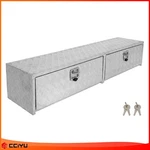 ?aluminum Storage Tool Box 72"X13"X16" 4X Chain 2X Lock For Truck / Garage Rv. Fixed Price $402.79.