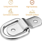 D-ring Tie Downs ANCHOR1/4 Heavy Duty Surface Floor Mount Lashing Rings 2400.... Fixed Price $26.95.