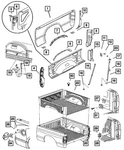 Genuine Mopar Cargo Tie Down 6506356AA. Fixed Price $27.72.