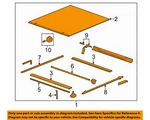 Gmc Oem 10-13 Sierra 1500 Pick Up Box Bed-tonneau Cover 23129003. Fixed Price $297.00.