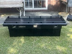 Camlocker King Size Crossover Tool Box 71MATTE Black W/ Rail Model KS71LPRLMB. Fixed Price $850.00.
