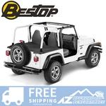 Bestop Duster Deck Cover For '03-'06 Jeep Wrangler Tj Black Diamond Hard. Fixed Price $199.99.