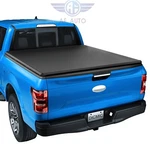 Soft Tri-fold Tonneau Cover For 2005-2024 Nissan Frontier 5FT Truck Bed. Fixed Price $135.97.
