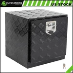Aluminum Storage Tool Box W/ 2X Chain For Truck Garage Home Office 18"X 17"X18". Fixed Price $108.99.