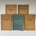 Lot 5 Little Blue BOOKS-1920S Soft Cover Booklets-see Description For Titles. Fixed Price $24.99.