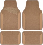 4PC Beige Leather & Carpet Floor Mats Universal Fit Waterproof Suv Sedan. Fixed Price $32.29.