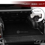 For 22-26 Hummer Ev Pickup 5' Blk Rubber Diamond Front+rear Truck Bed Mat Liner. Fixed Price $105.00.