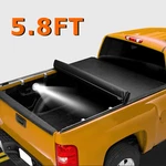 5.8 Bed Tonneau Cover Soft Roll Up For 19-25 Chevy Silverado Gmc Sierra 1500. Fixed Price $131.91.