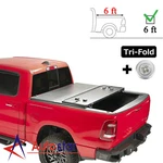 6FT Lock Hard Tri-fold Tonneau Cover For 2016-2020 Toyota Tacoma Truck Bed. Fixed Price $367.94.