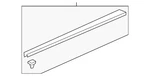 Genuine Honda Ridgeline Left Bed Rail Upper Molding 74460-T6Z-A01. Fixed Price $178.37.