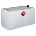 Delta Jobox Crescent 100 Gallon White Rectangular Steel Liquid Transfer Tank. Fixed Price $1094.41.