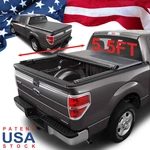 Soft Roll-up Bed Tonneau Cover For 2004-2014 F150 2006-2014 Mark Lt 5.5FT 67". Fixed Price $132.05.