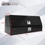 Aluminum Truck Tool Box Pick Up Bed Storage 48"X18"X21". Fixed Price $629.39.