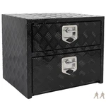 Black 24" 18" 20" Underbody Truck Storage Tool Box W/lock. Fixed Price $323.69.