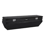 Uws EC20322 Gloss Black Aluminum 55" Single Lid Wedged Angled Utility Chest Box. Fixed Price $1029.45.