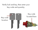 2 Code Cut K750 - K799 Truck Keys. Fixed Price $9.95.