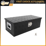 Upgraded Lock 30"X14" Black Aluminum Storage Tool Box Truckbed Underbody Trailer. Fixed Price $80.99.