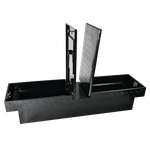 Diamond Tread Aluminum Gull Wing Truck Tool Box 73X20X15 Inch Gloss Black. Fixed Price $535.99.