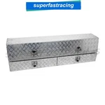 72"X21"X13.5" Truck Pickup Trailer Bed Storage Tool Box W/ Drawers+lock+key Sl. Fixed Price $710.99.