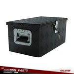Black 20"X12"X9.5" Aluminum Truck Bed Trailer Storage W/lock. Fixed Price $56.57.