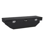 Uws EC10182 Gloss Black Aluminum 60" Single Lid Angled Crossover Truck Tool Box. Fixed Price $923.03.
