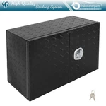 ?36"X18"X24" Aluminum Storage Tool Box For Garage Rv W/ 2X Chain & Dovetail Lock. Fixed Price $363.99.