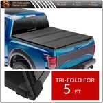 Solid Hard Tri-fold Tonneau Cover Bed For 2016-2021 Toyota Tacoma 5FT/60IN. Fixed Price $236.64.