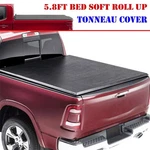 5.8FT 69.6" Short Bed Roll Up Tonneau Cover Black For 07-23 Silverado/sierra. Fixed Price $142.09.